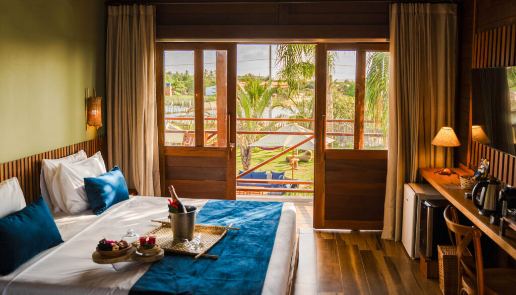 Conheça praia no Maranhão que está entre as mais deslumbrantes do mundo 2 Foto 4 Quarto hotel Vila Aty Easy Resize.com