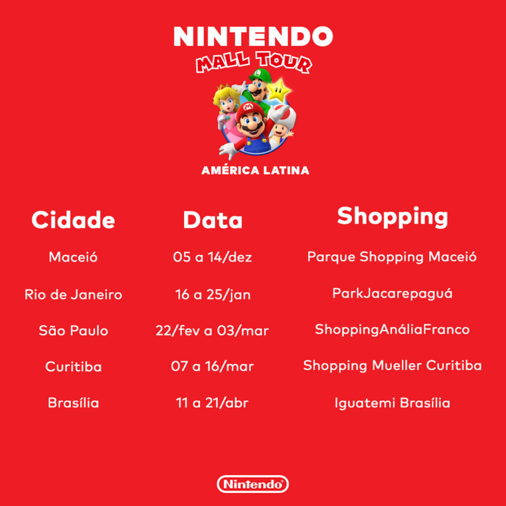 A Nintendo celebra as festas de fim de ano em shoppings de seis países da América Latina com o Nintendo Mall Tour América Latina 4 Nintendo Mall Tour LATAM 04 Easy Resize.com