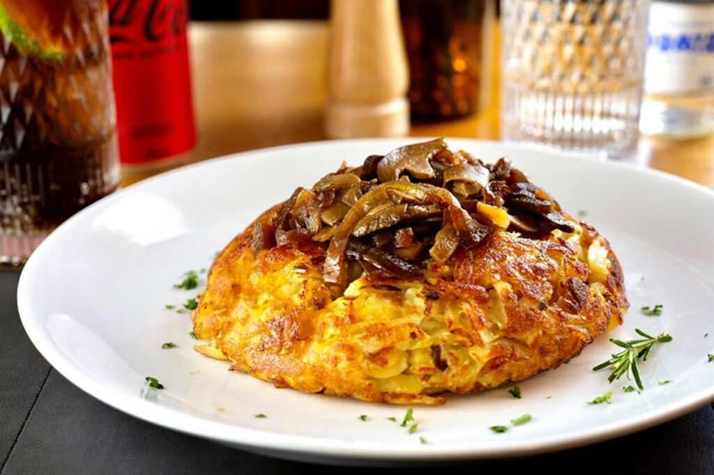 Festival Bom Gourmet estreia em São Paulo com menus completos a preços fixos 7 Rosti de batata com ragu de cogumelos Kolping Haus b Easy Resize.com