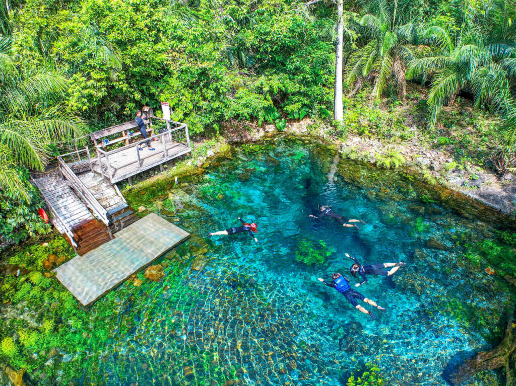 Nascente Azul: um mergulho na natureza durante as férias de verão 3 Nascente Azul flutuacao 2 Easy Resize.com